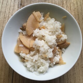 簡単まぜこみたけのこご飯